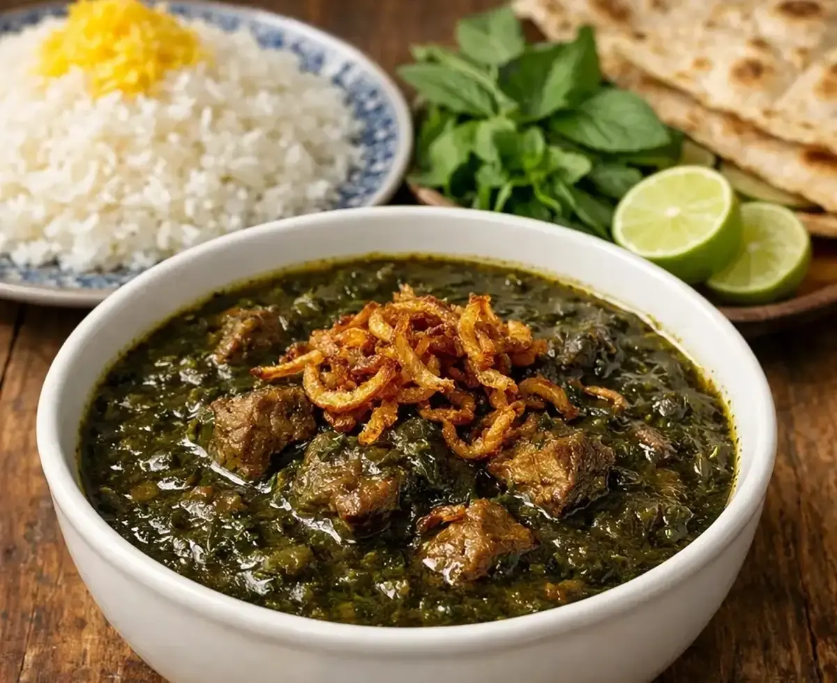 طرز تهیه خورش تره کردی خوشمزه به روش محلی