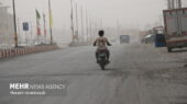 ورود طوفان و گرد و خاک به هرمزگان؛ گرد و خاک هشتبندی را در نوردید