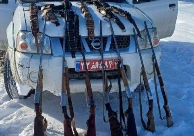 دستگیری شکارچیان غیرمجاز مسلح در مریوان؛ ۷ قبضه سلاح شکاری کشف شد