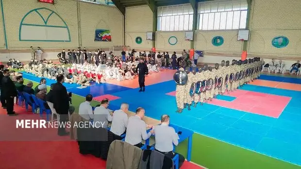 رزمی‌کاران مکتب سردار سلیمانی در همایش سراسری بسیجیان عرض‌ اندام کردند