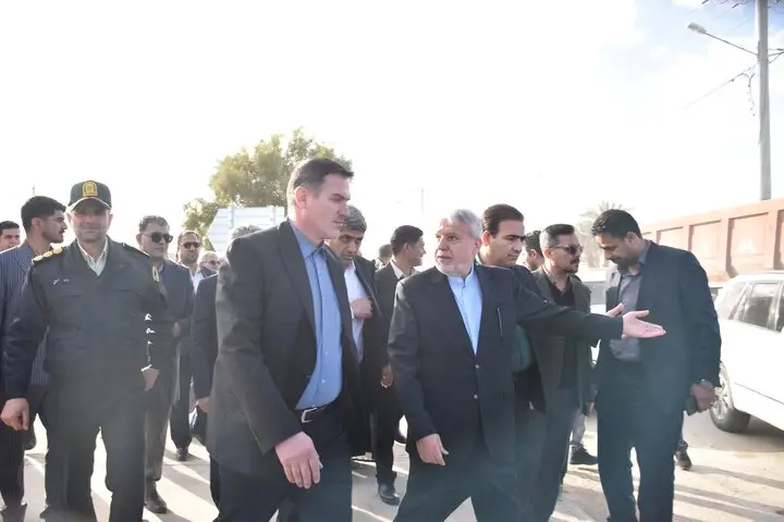 وزیر میراث فرهنگی، گردشگری و صنایع دستی وارد طبس شد