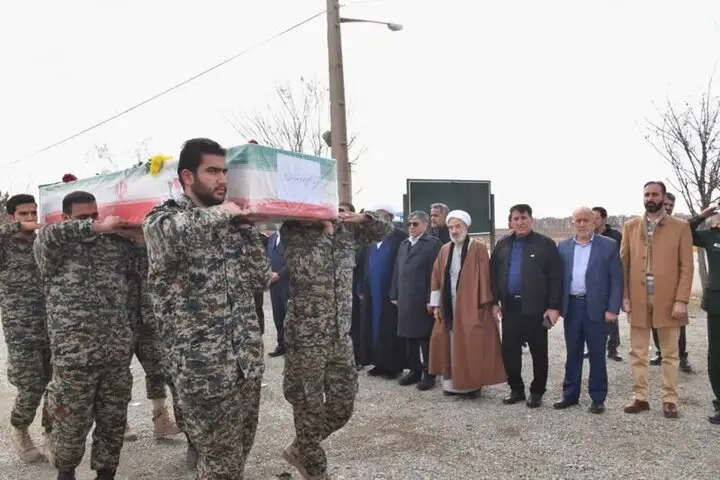 مراسم تشییع پیکر شهید «امیرحسام خدایاری‌فرد» در کوهدشت برگزار شد