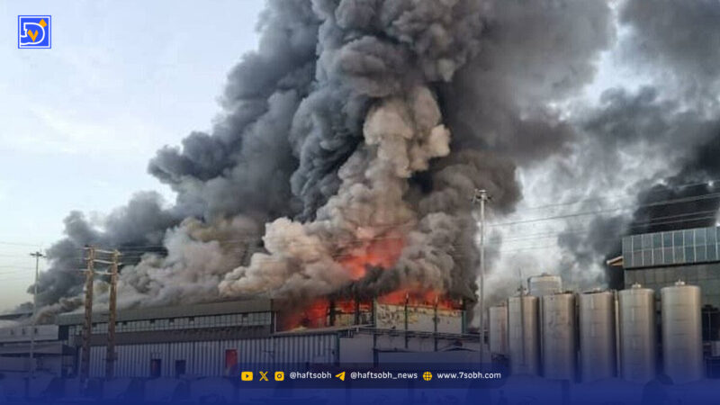 هشدار فوری: تخلیه اضطراری اطراف شرکت کاله به‌خاطر خطر انفجار آمونیاک + ویدئو لحظه به لحظه