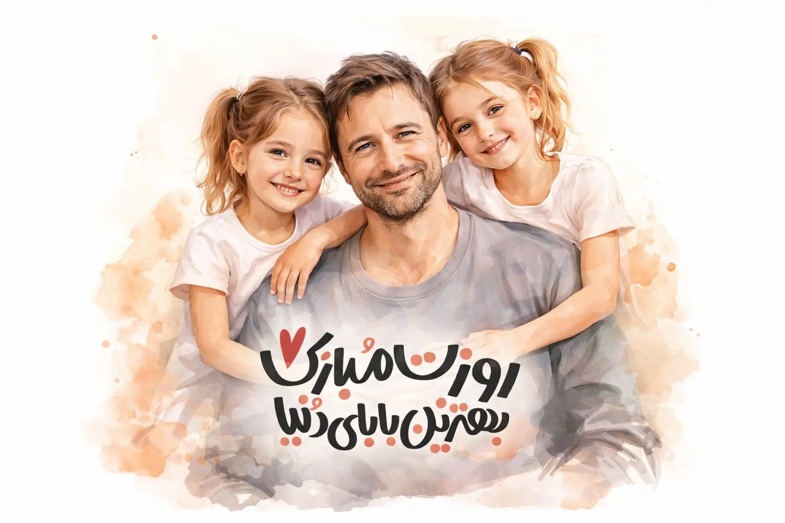 تبریک روز پدر از طرف دختر با زیباترین شعر احساسی و متن عاشقانه