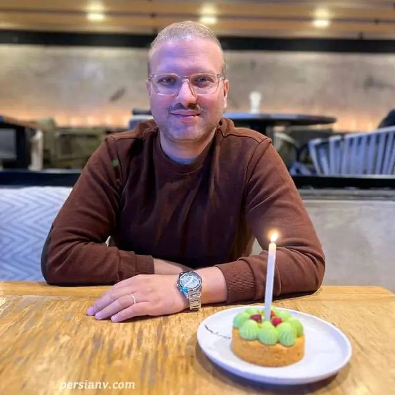 عمار آقایی و همسرش