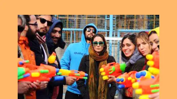 رونمایی یک سکانس از فیلم توقیفی پدیده با حضور هدیه تهرانی+ فیلم