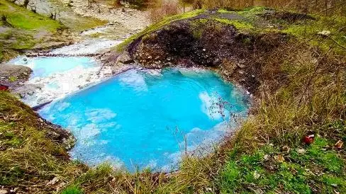 گردشگری| گرمای دلنشین چشمه بلیران مازندران؛ بهترین مقصد پاییزی + عکس