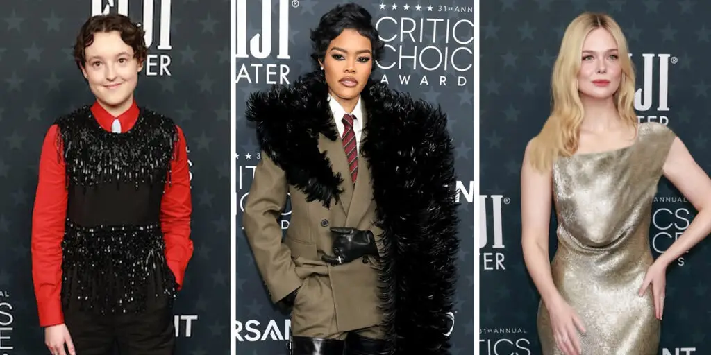 جشن رنگ‌ها و جسارت در فرش قرمز جوایز منتقدان ۲۰۲۶؛ استایل‌هایی که همه نگاه‌ها را خیره کرد!