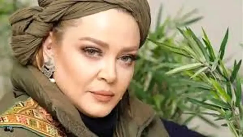 بهاره رهنما با شال پلنگی و کلاه زمستانی در مشهد همه را مات کرد!