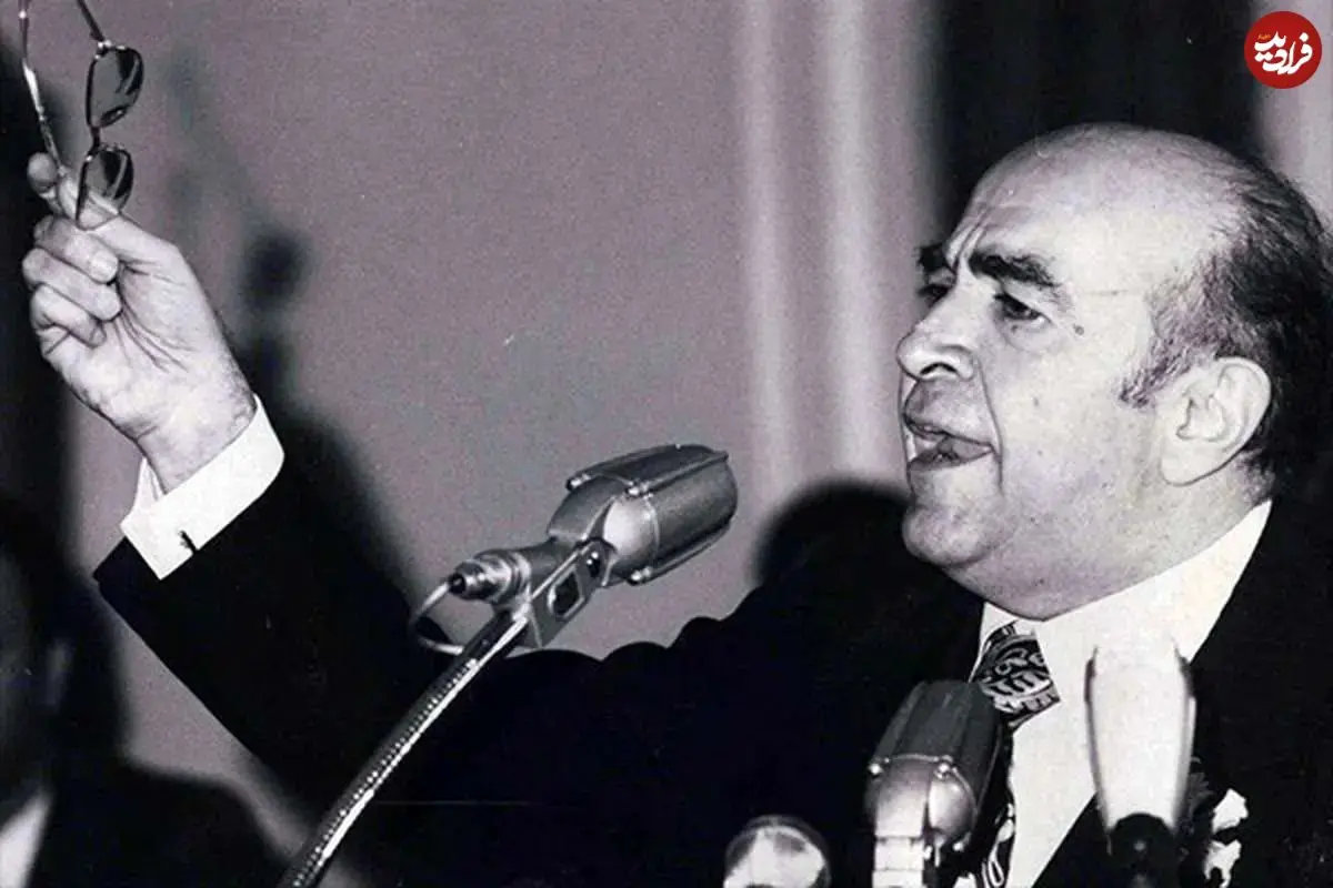 عکس| سفر در زمان؛ «امیرعباس هویدا و لیلا امامی» در روز عقدشان؛ سال 1345