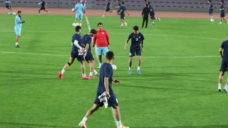 شگفتانه؛ ایمان مبعلی استقلالی در لباس قرمز تیم ملی چگونه تمرین می‌کند؟