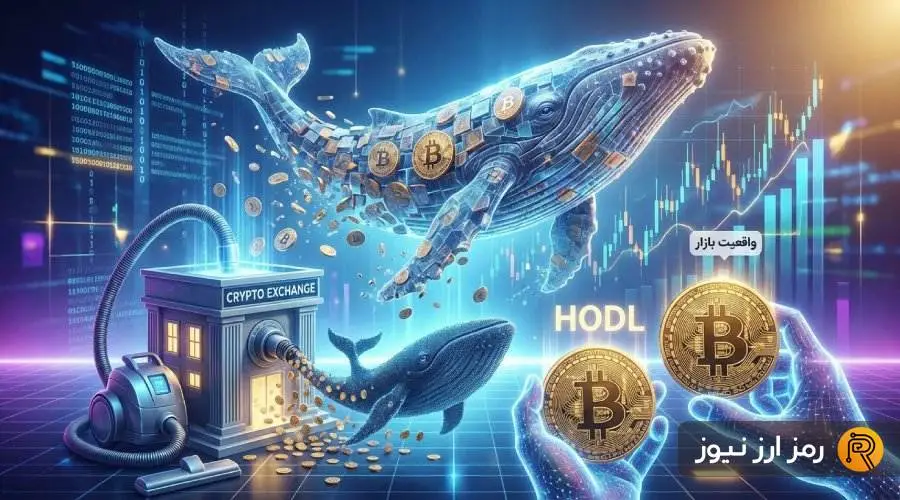 پشت‌پرده آمار انباشت نهنگ‌ها؛ چه‌چیزی واقعا بازار را فریب می‌دهد؟