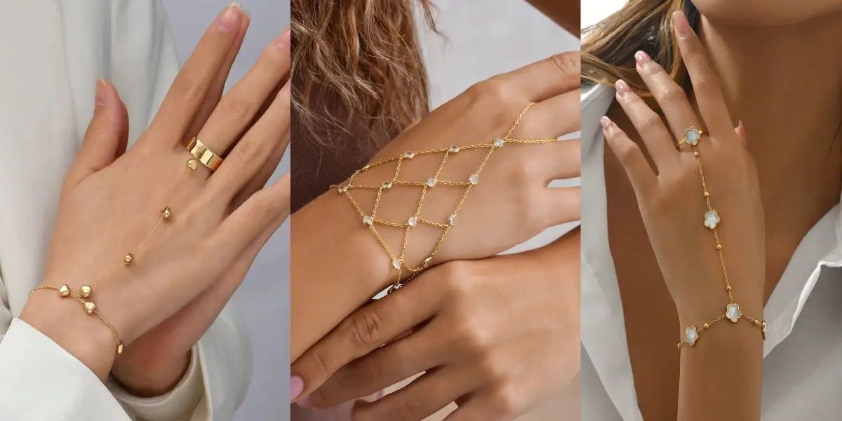 دستبند تمیمه طلا جدید | شیک‌ترین مدل‌های ظریف و سنگین مناسب مادر و دختر