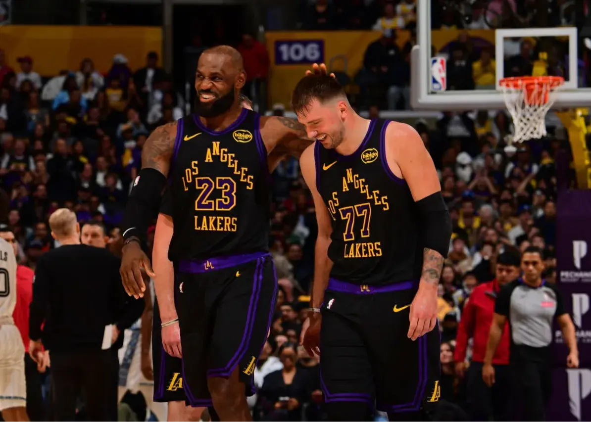 این زوج ترسناک! لبران و لوکا NBA را به آتش کشیدند! 