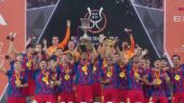 بارسا 3-2 رئال: قهرمانی بارسا در سوپرجام اسپانیا