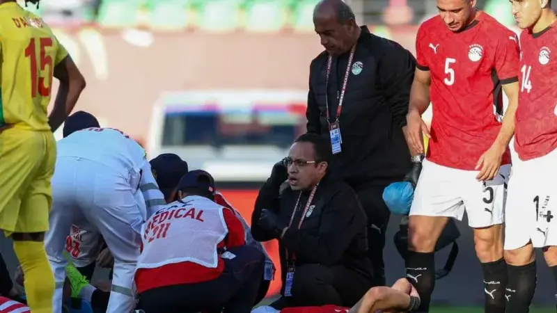 شوک بزرگ برای مصر؛ مدافع کلیدی با رباط صلیبی از زمین خارج شد!