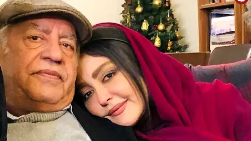 عکس| سفر در زمان؛ «شقایق فراهانی» در یک سالگی و در کنار پدرش؛ سال 52
