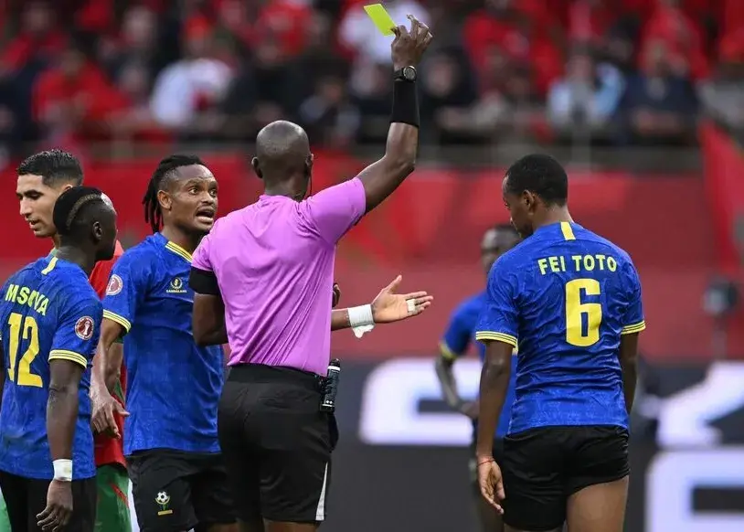 خشم شدید تانزانیا از تصمیم جنجالی داوری مقابل مراکش؛ پنالتی مسلم نادیده گرفته شد!