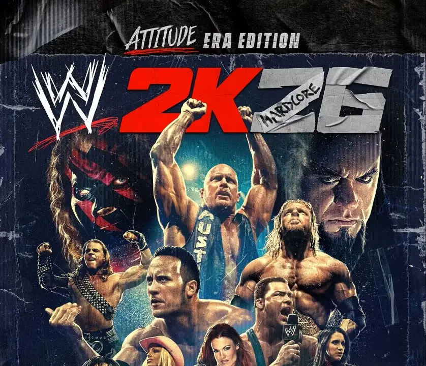 کشتی‌کج‌کار اصلی روی جلد بازی WWE 2K26 مشخص شد + تصاویر | گیمفا