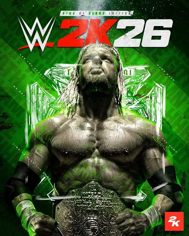 کشتی‌کج‌کار اصلی روی جلد بازی WWE 2K26 مشخص شد + تصاویر | گیمفا