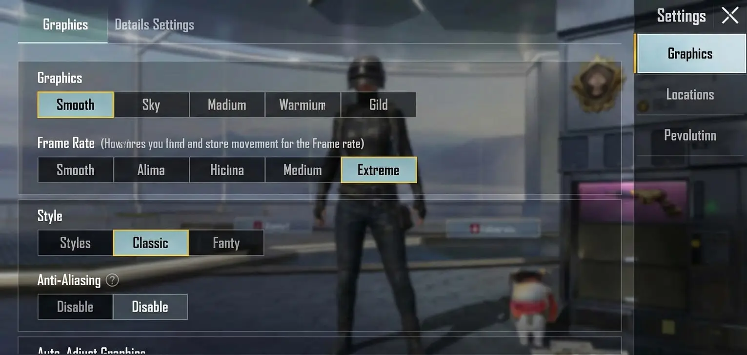 بهترین تنظیمات گرافیکی برای ضد لگ پابجی موبایل