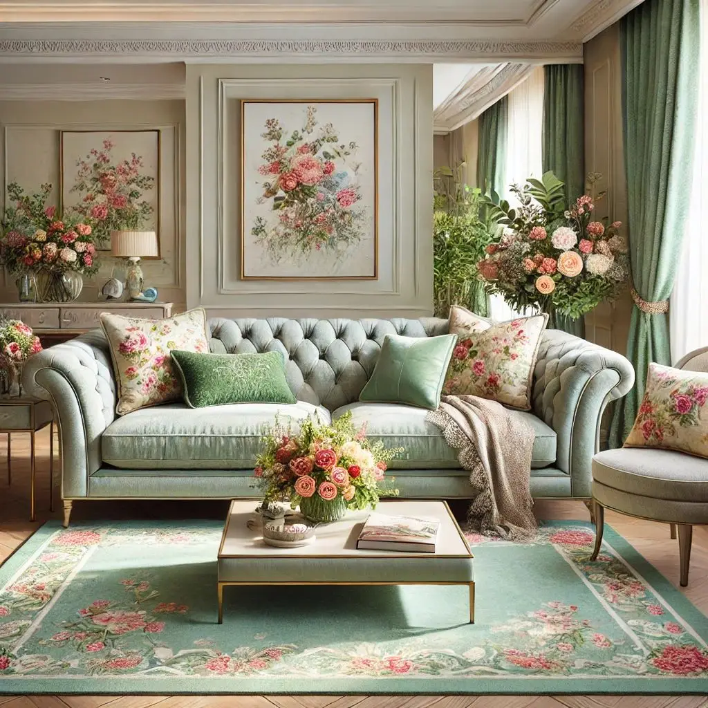 فرش مناسب مبل چستر