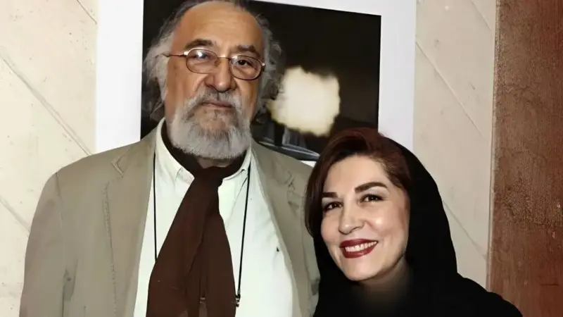 عکس ها / نگاهی به چیدمان هنری و عاشقانه  خانه «داریوش ارجمند» و فرشته خانم  همسرش / از تابلو فرش های اصیل ایرانی و گلیم و گبه های خوشرنگ با کتابخانه ای رنگ فندقی