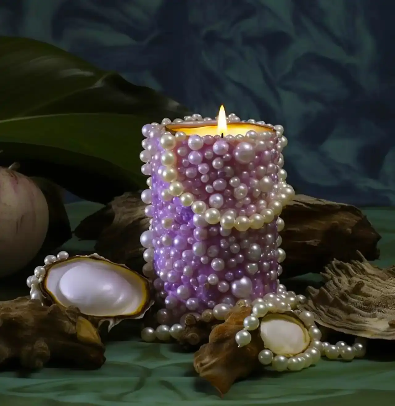 شمع دکوری رومیزی شیک 