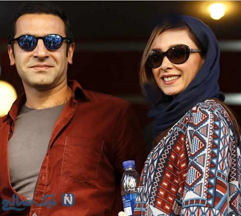 نازنین سریال ساختمان پزشکان و همسرش