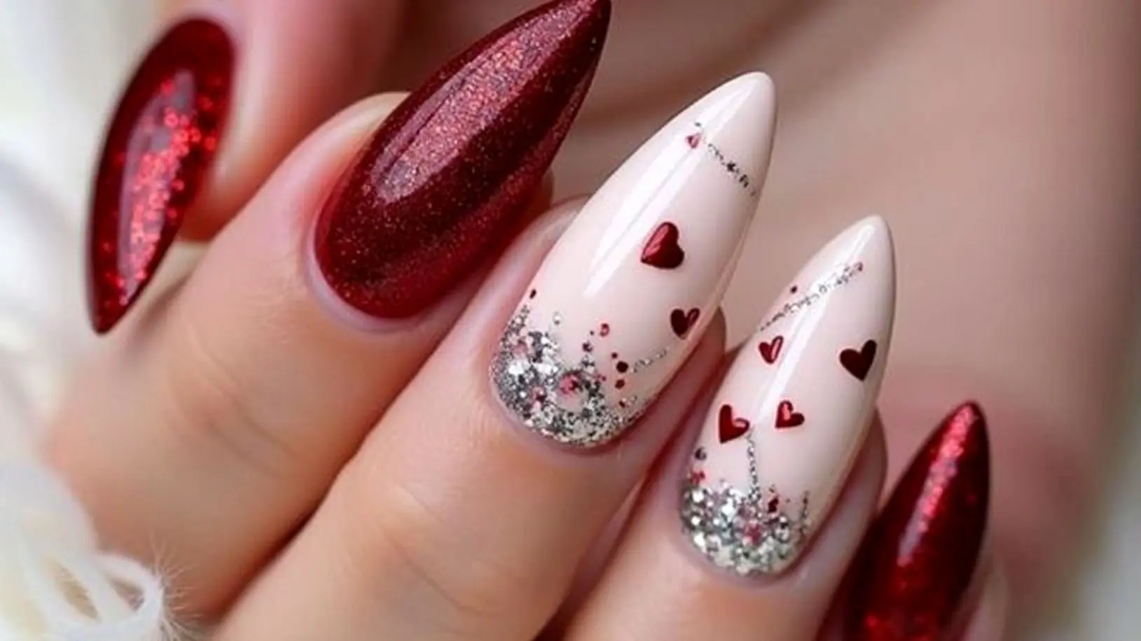 دیزاین ناخن مخصوص ولنتاین؛ شیک ترین مدل های رمانتیک - وب‌گردی