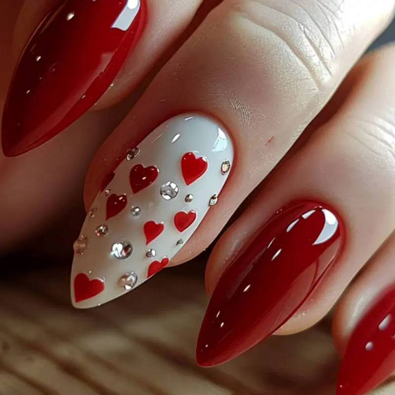 مدل ناخن ولنتاین جذاب