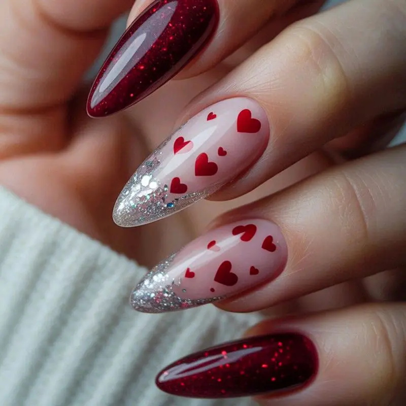 مدل ناخن ولنتاین زیبا