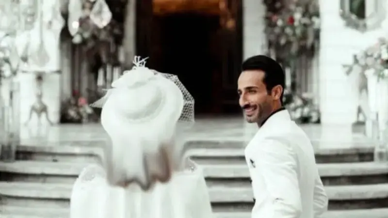 جشن عروسی مجلل مهران ضیغمی بازیگر محبوب؛ ست عروس و داماد که همه را متحیر کرد!