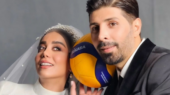 عروسی ورزشکاری شبنم و حامد زوج والیبالیست