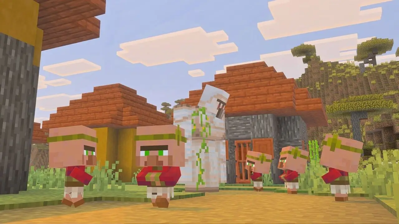 Baby villager minecraft cropped از محتویات آپدیت جدید ماینکرفت رونمایی شد | گیمفا
