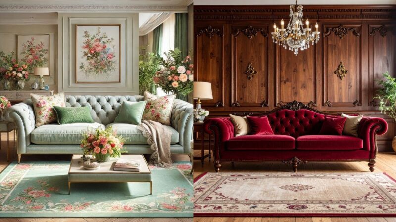 شیک ترین فرش مناسب مبل چستر؛ به مبل چستر چه فرشی میاد؟