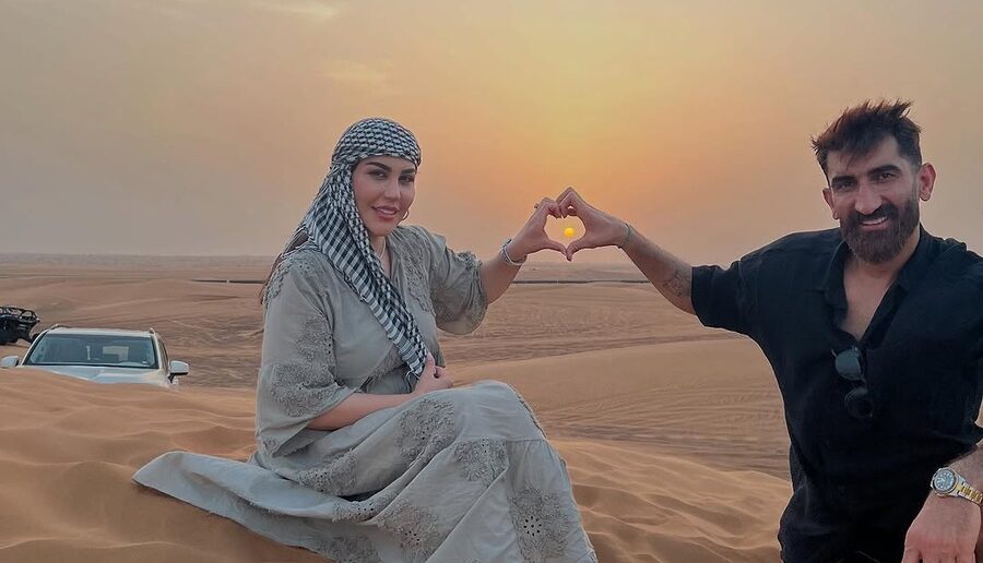 علیرضا بیرانوند دروازه‌بان تراکتور هشتک پُز نیست سبک زندگیمه رو اینجوری معنی کرد/ سلیقه اکرم بانو تو چیدمان غوغا کرده...