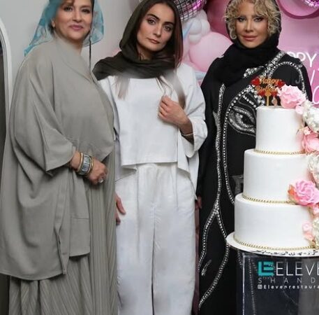 فیلم/نگاهی به حضور بازیگران مشهور در جشن تولد مجلل شراره رخام/ مازیار لرستانی، سارا منجزی پور، شیوا خسرو مهر، نفیسه روشن، حسام نواب صفوی، علیرضا خمسه و…