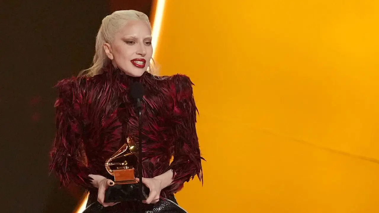 Skynews lady gaga grammy awards 7152876 برندگان جوایز گرمی ۲۰۲۶ اعلام شدند