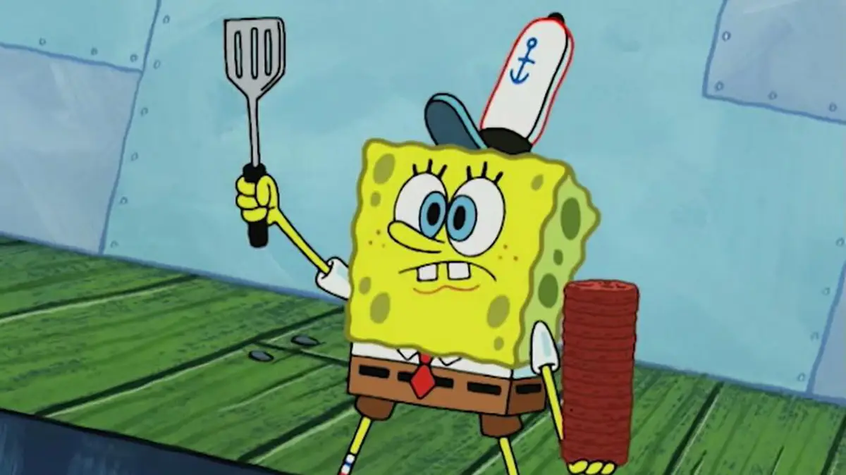 دستگاه همبرگرسازی باب اسفنجی