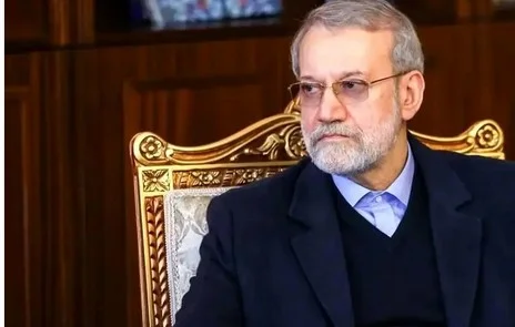 دست‌نوشته‌ لاریجانی دبیر شورای امنیت ملی ایران - وب‌گردی