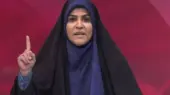 روسری پلنگی سحر امامی مجری شیرزن در خارج