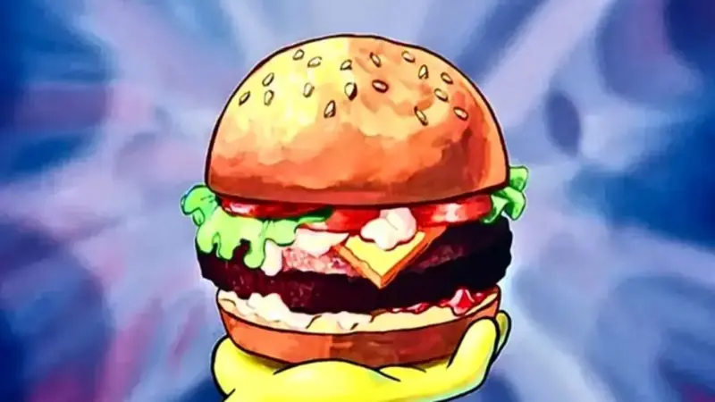همبرگر های معروف باب اسفنجی چگونه تهیه می شدند؟ + فیلم