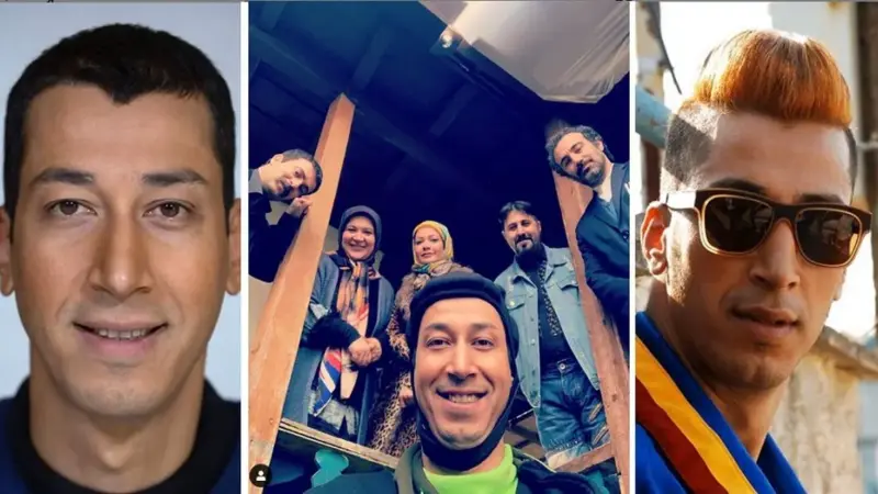 تغییر چهره بهرام افشاری در فیلم سینمایی هفتادسی و پایتخت