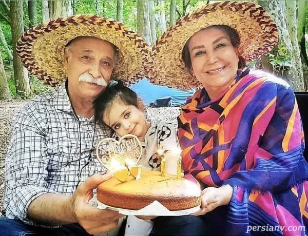 محمود پاک نیت و نوه زیبایش