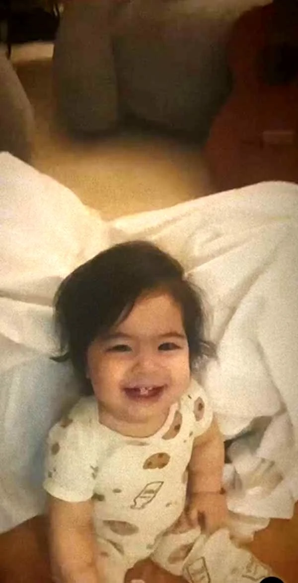 رونمایی از دختر خردسال بنیامین بهادری و همسرش شایلی محمودی