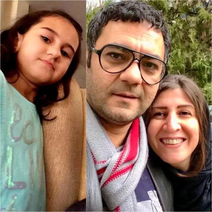 علیرضا ثانی فر در کنار همسرش