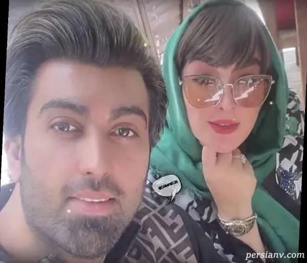 عکس جدید الهام حمیدی و همسرش