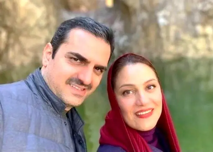 شبنم مقدمی و همسرش