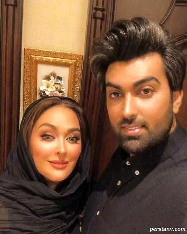 عکس جدید الهام حمیدی و همسرش